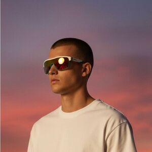 Body Glove Sport Sunglasses | Green & White | Mirrored Lens | NWT